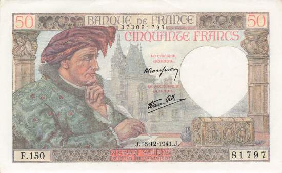 50 Francs 1941